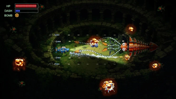 The deeper you go the darker it gets in the roguelike shoot ’em up Earth Atlantis Abyss