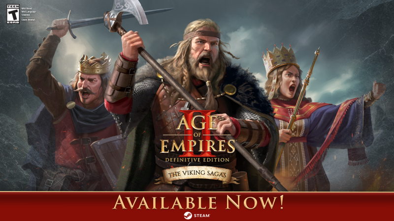 The Viking Sagas Available Now For Age of Empires II: Definitive Edition!