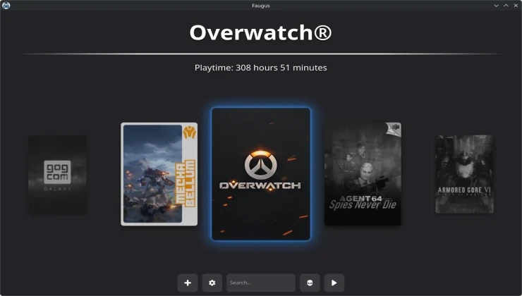 Faugus Launcher 2.4.0 adds a backup system, new game overviews and more customization