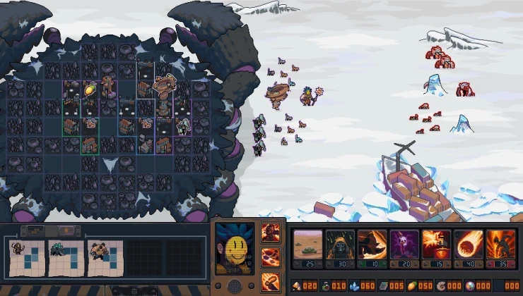 Build a city on top of a giant creature in The Crab is Walking