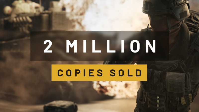 2 MILLION COPIES SOLD