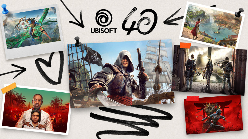 Save up to 90% on games during the Ubisoft 40th Publisher Sale!