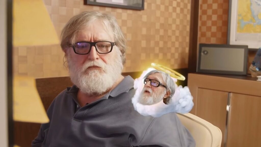 “One of the biggest mistakes game developers make,” Valve’s Gabe Newell warns in an unearthed clip, is treating “genuinely entertaining” player actions as hacking