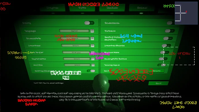 Video Game Menu: The Game is all about everyone’s favourite gaming pastime: pressing random buttons in the menus and seeing what they change